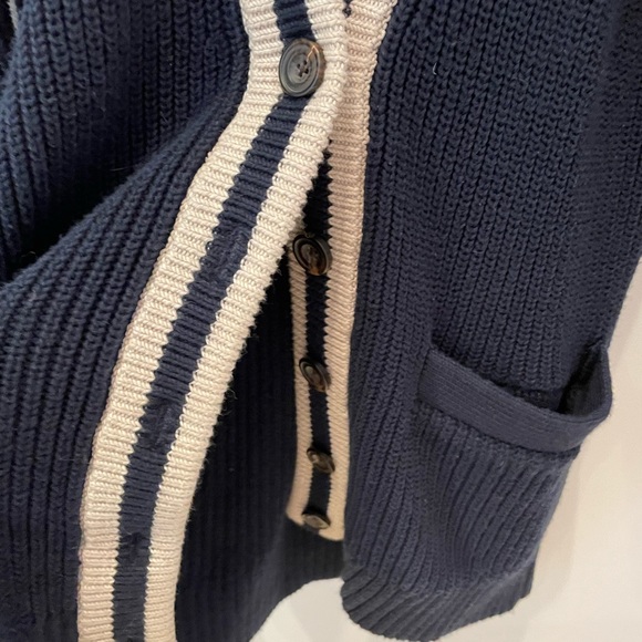 Abercrombie and Fitch Cotton navy cardigan - Picture 7 of 9